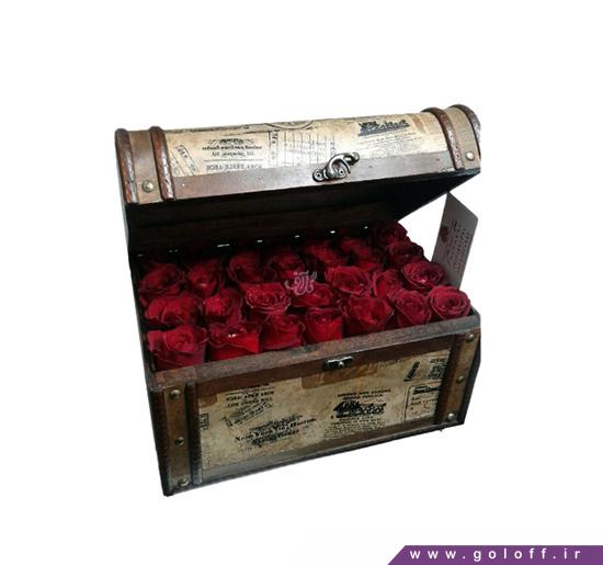 باکس  چوبی گل - جعبه گل رز آرژان - Arzhan | گل آف